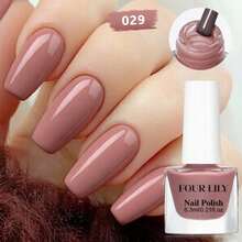 FOUR LILY 6.3ml Kuteks Kuku Berbasis Air yang Dapat Dikupas, Tanpa Perlu Dipanggang, Cepat Kering, Tahan Lama, Cocok untuk Salon, DIY, dan Penggunaan di Rumah, Tersedia Berbagai Warna - MultiWarna - View 33