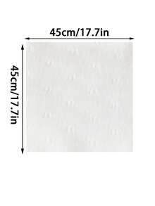 1-6pcs Premium White Polyester Cotton Jacquard Washable Reusable Dinner Napkins For Table Decor, Wedding, Party, Christmas, New Year And Daily Use - Multicolor - View 4