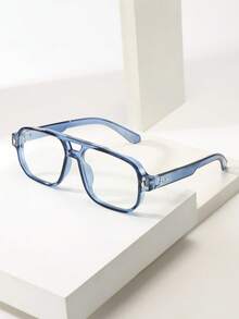 Blue Flat Lens