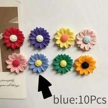 1/3/5/8/10/12/14/20pcs Fun Sunflower Resin Fridge Magnets, Suitable For Kitchen Refrigerator, Can Be Used As Small Gifts For Family And Friends, Warm And Shiny Sunflower Decorative Magnets, Table Decoration, Kitchen Decoration, Suitable For Kitchen, Living Room, Office, Bulletin Board, Holiday Gift - one-size - View 31