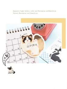 90張/3本 可愛小貓動物便利貼 可愛貓咪備忘錄貼紙 備忘錄書寫紙 可愛貓系列可重複使用備忘錄貼紙 辦公室備忘錄貼紙 學生計畫本貼紙 文具用品 - 均碼 - 查看 6