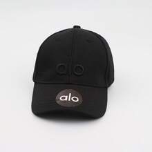 ALO 2026 New Letter Baseball Cap, Adjustable Dad Hat, Breathable Sun Protection, Outdoor Sports, Multi-Color Fashion Hat Breathable Baseball Cap, Sun - Black - View 6