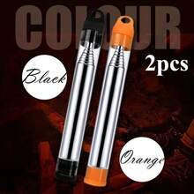 2pcs Portable Telescopic Fire Bellows For Outdoor Camping, BBQ, Fireplace, Picnic And Cooking - Multicolor - View 2