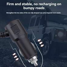 شاحن سيارة سريع 7 في 1 متعدد الوظائف بمنفذ USB ومحول واجهة شحن سريع للسيارة والشاحنة 12V 24V محول شحن سريع متعدد الأجهزة عالمي - A - مشاهدة 3