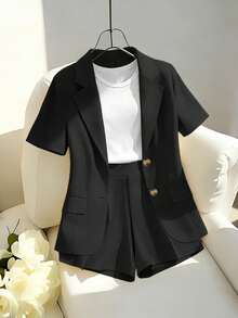 Women Two-Piece Outfits - Black - View 7