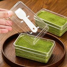 1/20/30/50pcs Transparent Dessert Cups/Tiramisu Boxes With Lids And Spoons, Stackable Dessert Containers, Suitable For Mousse, Fruit, Cake Slices, Bakery Takeout And Home Baking - Multicolor - View 9