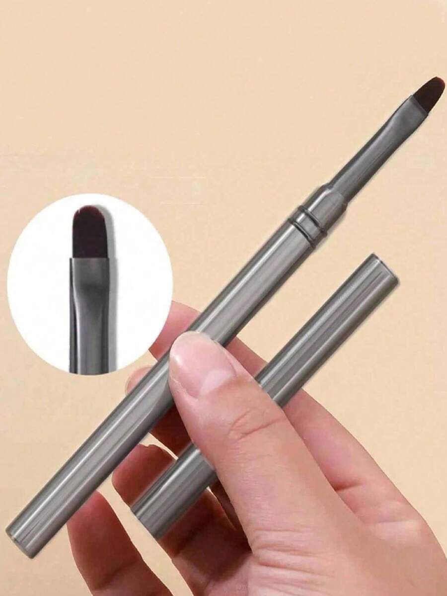 3件組哥德風黑色電鍍美甲刷 UV凝膠接長橢圓形美甲刷 - 黑色 - 查看 1