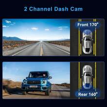 Dash Cam Front And Rear, Two-Channel Driving Recorder Car Camera With 32G SD Card 4''IPS Touch Screen, 1080P Dashboard Camera For Cars & Trucks, Rear Camera, WDR G-Sensor/Night Vision/Parking Monitor - X1000Pro - View 7