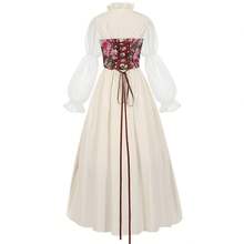 Stage Dance Wear - Belted Skirt, Apricot Color - View 4