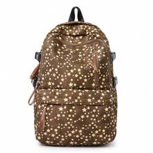 Spacious Leisure Backpack For Women And Men Made Of Durable Nylon Material, Perfect For School, University, Trips, And Daily Use. - Black - View 8