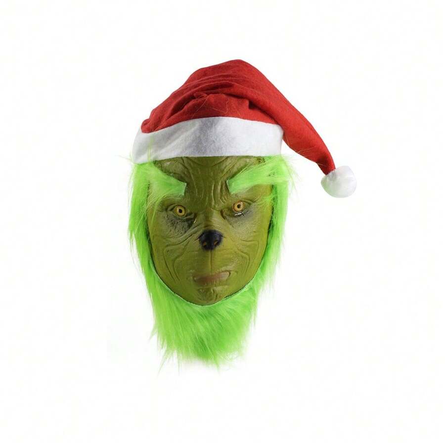 Christmas Cosplay Costume, Santa Claus Suit, Green Monster, Costume For Performances, In Stock. - White - View 1