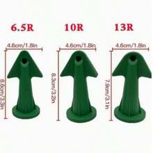 6pcs Sealant Nozzle Set, Sealant Application Tool, Sealant Scraper, And 3 Different Sizes Of Epoxy Resin Piston Additives, Suitable For Cleaning Floors And Removing Dirt From Tile Joints - A - View 2