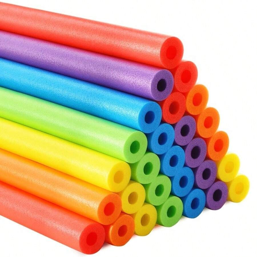 1 Pack Flexible Colorful Swimming Noodle: 2 Hollow PE Foam Pool Floats, Suitable For Adult Swimmers - For Swimming, Floating And Pool Party Entertainment - Includes Easter, Thanksgiving, Christmas And Halloween Themes