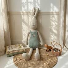 INS Nordic Home Nordic Style Cute Rabbit Companion Plush Doll 65cm Baby Companion Doll Handmade Embroidered Rabbit Plush Doll Children's Room Decor Home Soft Furnishing Christmas Easter Rabbit Gift Choice - Multicolor - View 9