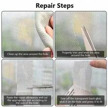 Window Screen Repair Sticker Window Net Anti-Mosquito Mesh Door Mosquito Netting Patch Repair Broken Hole Screen Net - A - View 8