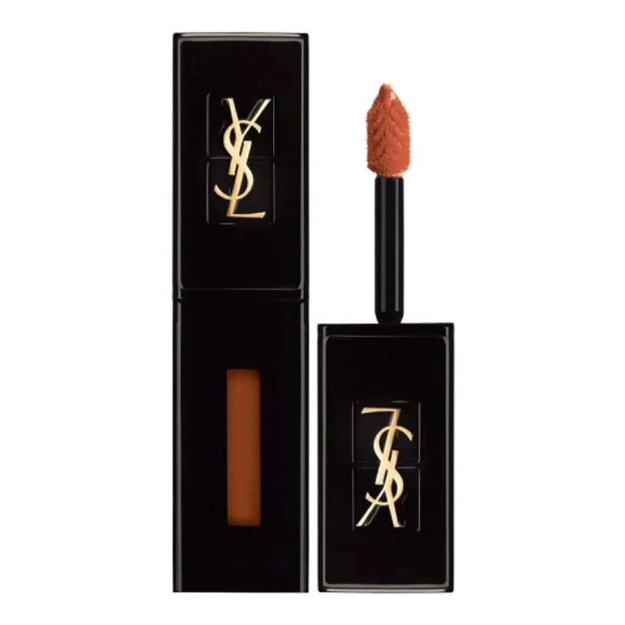 YSL Rouge Pur Couture Vinyl Cream Lipstick #441 CHILI - Bold Red Creamy Lipstick, 0.18 Oz/5.5ml - Red - View 1