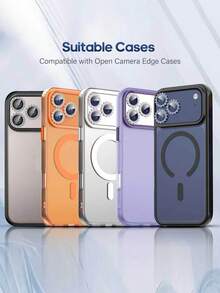 3pcs 17 Pro / 17 Pro Max Camera Lens Protector, Shiny Diamond Design, 9H Hardness Independent Metal Material, Anti-Scratch Camera Screen Protector, Fashion Accessory, Suitable For Phone Case (Orange) - Orange - View 6