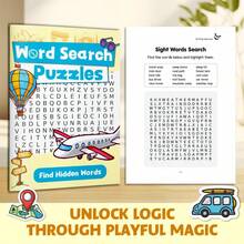 Word Search Puzzle Activity Book, Improve Focus And Language Skills By Finding And Circling Words, Perfect For Home, Work Breaks Or Travel - Word Search Workbook - View 9