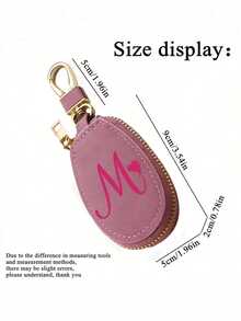 Dompet Kunci Multifungsi Unisex, Merah Mawar dengan Pola 26 Huruf A-Z, Dompet Ringkas, Gantungan Kunci Resleting, Desain Pola Hati, Bahan Kulit Sintetis PU, Tas Penyimpanan Resleting Multifungsi, Dompet Penyimpanan Kunci Mobil, Dompet Kunci Portabel Ringan, Desain Minimalis, Aksesori Perjalanan, Cocok untuk Rumah, Kantor, Perjalanan, Mobil dan Acara Lainnya, Hadiah Ideal untuk Teman, Pria, Keluarga, Pasangan, Ulang Tahun Pernikahan, Ulang Tahun, Pernikahan, Hari Ibu, Musim Kembali ke Sekolah. - MultiWarna - View 11