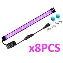 AIICRGB LED UV Black Light With Brilliant Glow Effect, Super Bright Blacklight For Neon Glow Party, UV Reactive Body Paint, Blacklight Posters, And Glow-In-The-Dark Decorations - Purple color light - View 12