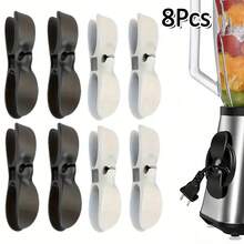 2/3/4/6/8Pcs Power Cord Organizer, Wall Power Cord Adhesive Fixing Clips, Kitchen Storage Cord Organizer, Home Appliance Cord Winder - Black - View 19