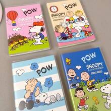 1pc Cute Snoopy Lined Notebook, Suitable For Elementary And Middle School Students Lined Diary Journal, Random Style, Christmas Stocking Filler, Christmas Gift, Christmas Decoration - Multicolor - View 3