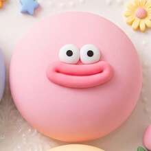 Bestselling Giant 20CM Cute Face Squishy Doll, Super Fluffy Soft Slow Rebound Stress Relief Squeeze Doll, Large Cartoon Animal Pressure Relief Plush, Children's Sensory Educational Doll, Cute Desktop Decor, Popular Birthday Party Gift For Kids - Multicolor - View 10