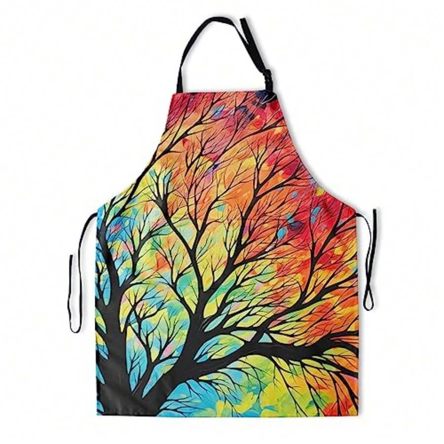 Aprons - شجرة ذات أغصان أوراق قوس - مشاهدة 1
