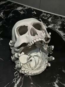 Creative Skeleton Jewelry Organizer Decorative Ornaments Resin Craft Creative Home Decor Tray Storage Ornaments ,Room Decor - 1PC - View 4