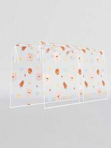 Household Balcony Clothes Drying Cover, Bird Dropping And Rainproof, Waterproof Outdoor Drying Rack Cover For Clothes And Blankets, Dustproof And Moisture-Proof Clothing Storage Cover,Dorm Room - Multicolor - View 11