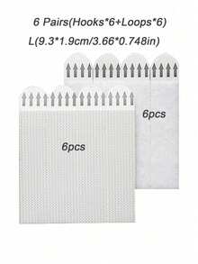 6/8/12/16/18/24pcs Hook And Loop Adhesive Hanging Strips, Self-Adhesive Hook & Loop, Suitable For Picture Frames, Canvas, Oil Paintings, Wall Art Decor, No-Drill Removable Heavy Duty, Car Mounting, Small Tool Storage, Non-Damaging Home, Office, Kitchen, RV Decor - Multicolor - View 15