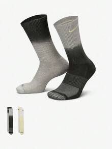 Nike/Nike Authentic Winter New Fashion Breathable Sports Mid-Calf Socks 2 Pairs FQ1355-901 - FQ1355-901 - View 1