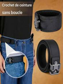 No-Buckle Elastic Belt Hook, Adjustable Invisible Belt System, Suitable For Tactical Gear And Everyday Carry, Belt Loop Accessory - Multicolor - View 2
