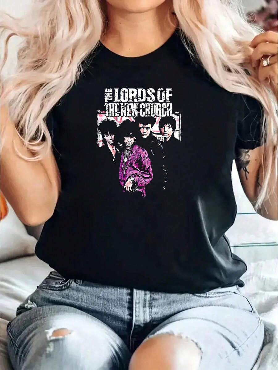 Lords of Band Short Sleeve S to 5XL-Shirt S4866 Black - Schwarz - Übersicht 1