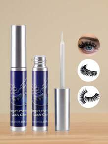 5ml Cola Transparente para Cílios, Fixação Super Forte & 48H à Prova d'Água, Adesivo para Cílios Livre de Látex & Formaldeído com Pincel Aplicador para Cílios Postiços, Maquiagem DIY para Festa - Branco - Visão 13