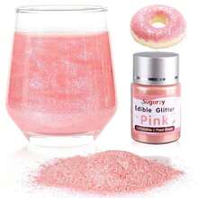 Rainbow Metallic Glitter Powder, Multi-Color Shimmer Dust For Desserts, Drinks, Cupcakes & Cookies - Multicolor - View 8
