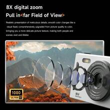 CCD Retro Card Camera, Front And Rear Dual Lens High Definition Digital Camera, Student Campus Portable Camera, Party Travel Selfie Photography Video Camera, Portable Entry-Level Digital Mini Camera Toy, Built-In Battery: 700mAh - View 4