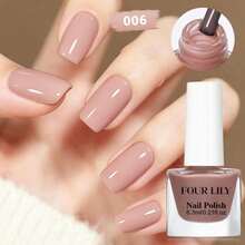 FOUR LILY 6.3ml Kuteks Kuku Berbasis Air yang Dapat Dikupas, Tanpa Perlu Dipanggang, Cepat Kering, Tahan Lama, Cocok untuk Salon, DIY, dan Penggunaan di Rumah, Tersedia Berbagai Warna - MultiWarna - View 32