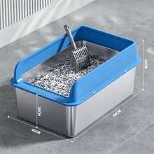 Cat Litter Box Enclosures - Black - View 9