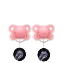 2pcs/Pack Butterfly-Shape Baby Pacifier Soother With Cover For Daily Use(Cherry Round Nipple) And Night Use(Thumb Nipple) - Multicolor - View 10