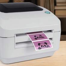 Gradient Purple Laser Thermal Stickers 40*30mm 230 Sheets Waterproof Self-Adhesive Purple Labels Portable Printable Stickers For Small Business Bakery Jewelry Gift Packaging Organizing - Violet Purple - View 8