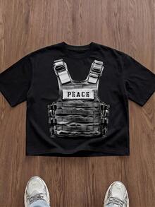 Men T-Shirts - 黑-1 - 查看 1
