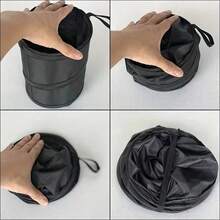 1pc Convenient Car Trash Bin - Hangable Garbage Bag For Seat Backs,Litter Container And Storage Bag For Interior Car Accessories - A - View 8