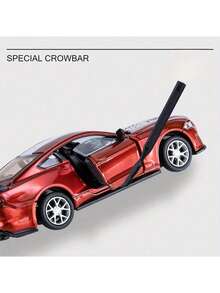 1:42 Ford Mustang GT 2018 車模，紅黃藍塗裝改裝版合金模型玩具，仿真賽車展示收藏禮品 - 彩色 - 查看 6