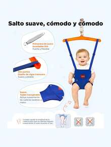 Cradling Baby Jumper Swing With Ceiling Hook - Multicolor - View 6