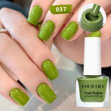 FOUR LILY 6.3ml Kuteks Kuku Berbasis Air yang Dapat Dikupas, Tanpa Perlu Dipanggang, Cepat Kering, Tahan Lama, Cocok untuk Salon, DIY, dan Penggunaan di Rumah, Tersedia Berbagai Warna - MultiWarna - View 20