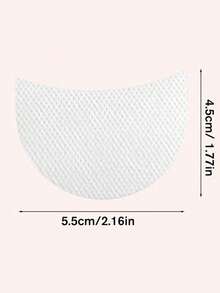 100/30/10pcs Eyelash Removal Cotton Pads, Eyelash Removal Patches, Eyelash Extension Tools, Non-Woven Fabric Eyeshadow Patches, Eyelash Protection Isolation Adhesive Pads, Makeup Tools, Eye Tools - Multicolor - View 6