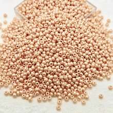5g/Pack, 2mm/2.5mm Colorful Faux Pearlescent Glass Seed Beads, Handmade DIY Glass Bead Loose Bead Set, Suitable For DIY Clothing Embroidery Decoration, Beaded Jewelry Making, Accessory Production And Daily Matching - 2mm GRB Pearlescent Seed Beads, 20 Colors - View 23