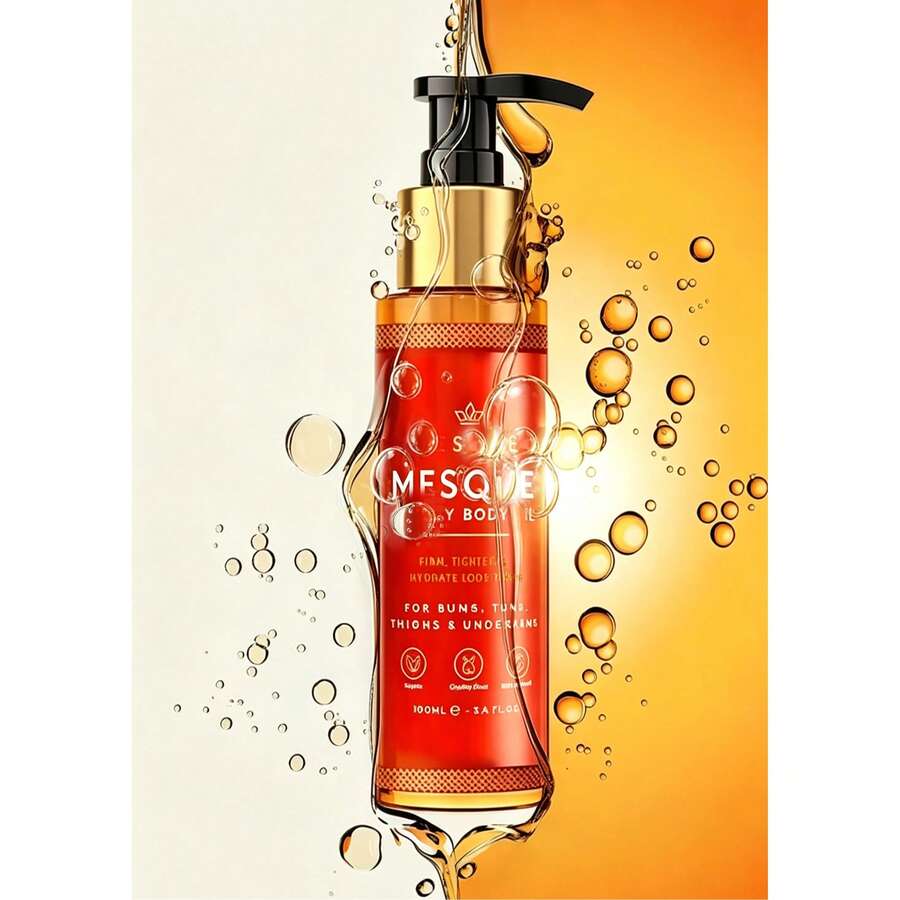 Body Oil, 3.38 FL OZ, After Shower Body Oil For Women, Hydrating Skin Care For Full Body That Plumps, Tightens, And Firms Skin With Natural Ingredients, Luxury Spa Gifts - Pack Of 1 - 2 - 查看 1