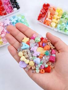 Aneka Manik Akrilik untuk Perlengkapan Pembuatan Perhiasan, Liontin Kupu-kupu Hati untuk Kalung DIY, Gantungan Kunci, Hiasan Ponsel, Dekorasi Kerajinan, Manik-manik Lucu untuk Kerajinan - Beraneka warna - View 7